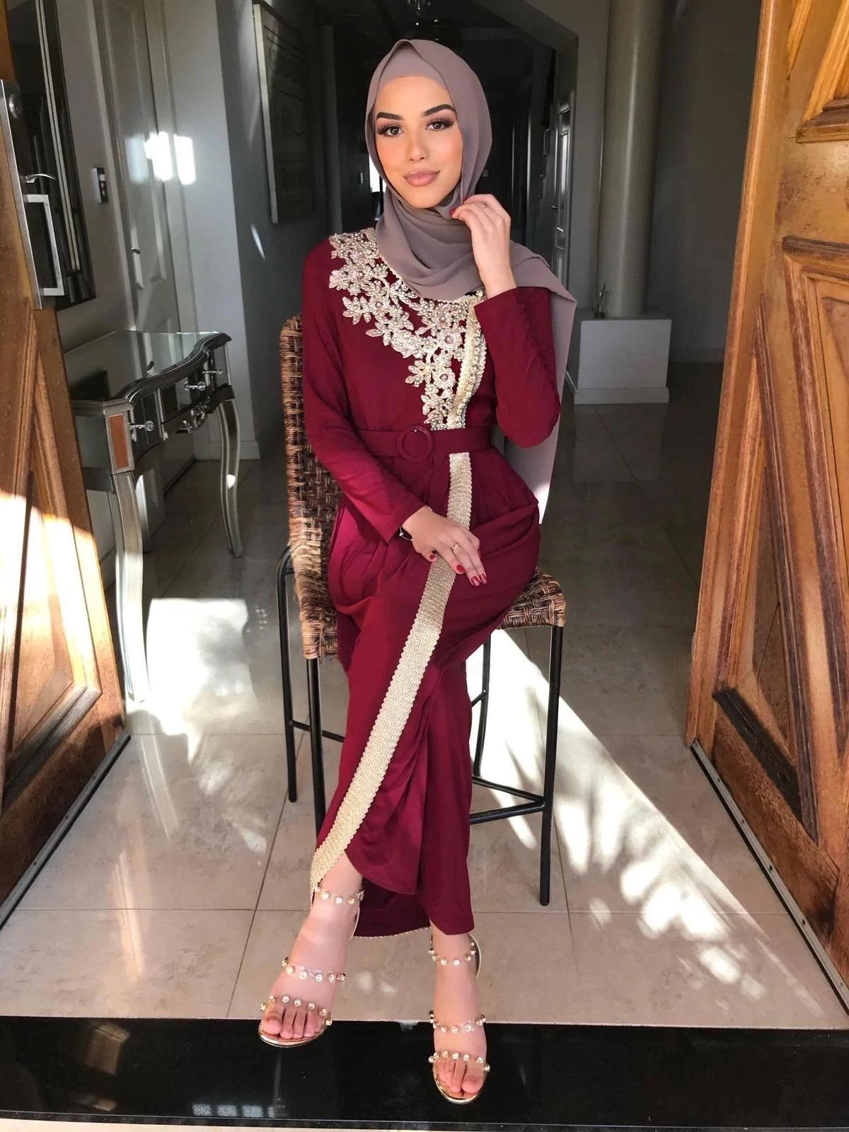 Robe Vetement Femme Abaya Dubai Turkey Muslim Fashion Dress Islam Clothing Dresses Abayas For Women Vestidos Musulman De Mode - melvincucci