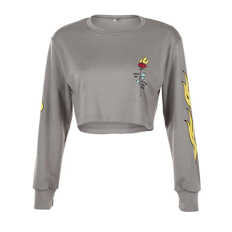 Rose Flame Sweatshirt - melvincucci