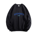 Round Neck Print Plus Velvet Men's Sweater - melvincucci