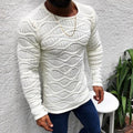 Round neck pullover sweater - melvincucci