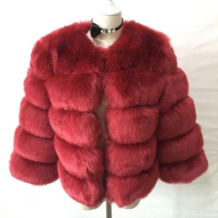 S-3XL Mink Coats Women Winter New Fashion FAUX Fur Coat Elegant Thick Warm Outerwear Fake Fur Jacket Chaquetas Mujer - melvincucci