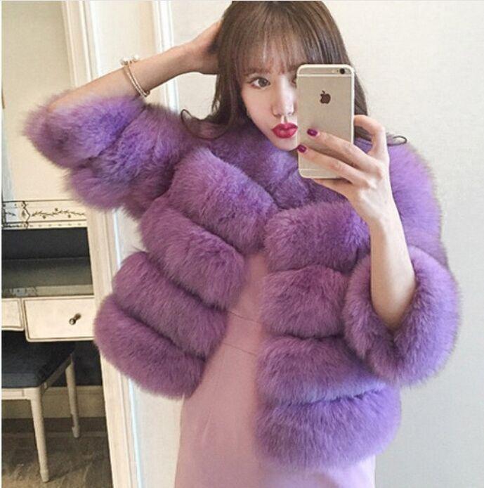 S-3XL Mink Coats Women Winter New Fashion FAUX Fur Coat Elegant Thick Warm Outerwear Fake Fur Jacket Chaquetas Mujer - melvincucci