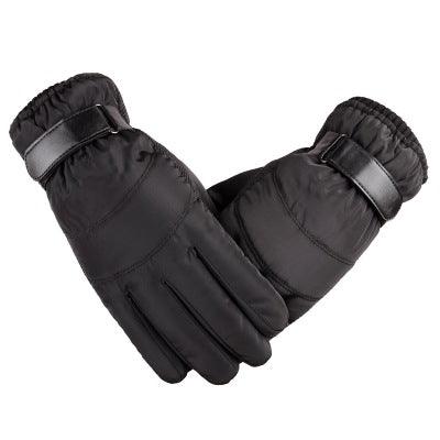 Satin gloves rainproof ski cotton gloves - melvincucci