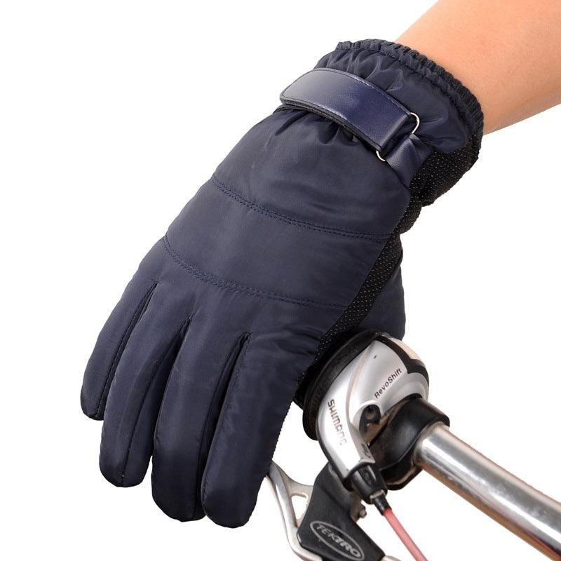 Satin gloves rainproof ski cotton gloves - melvincucci