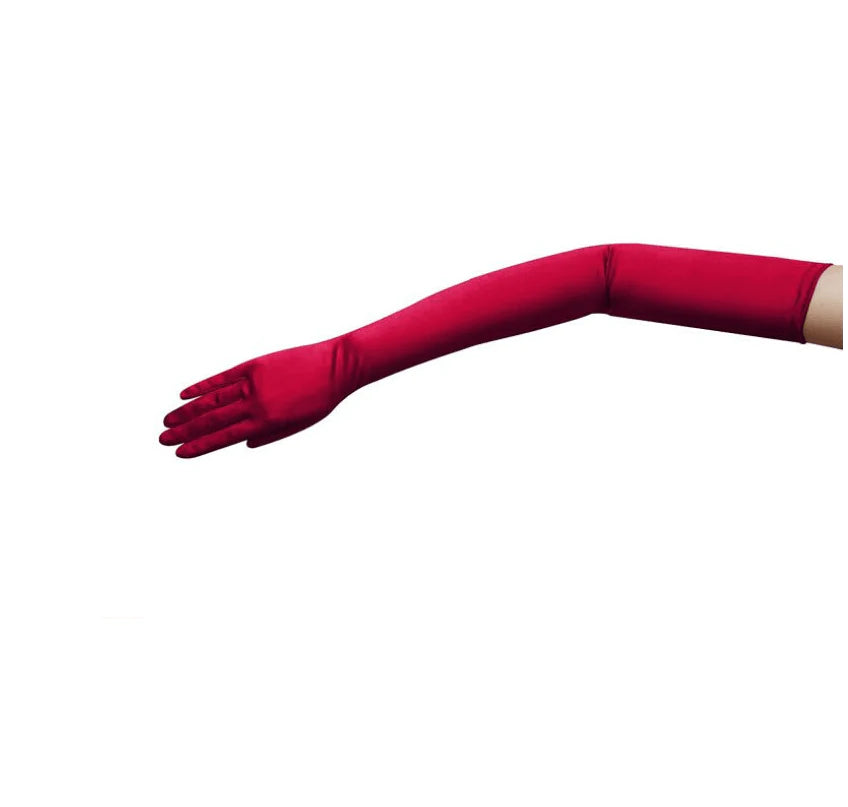 Satin Satin Wedding Gloves Etiquette Gloves Bridal Gloves Sexy Dinner Gloves - melvincucci