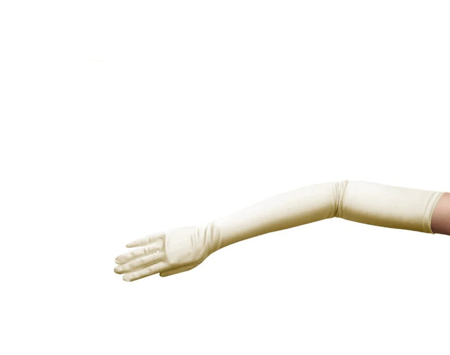 Satin Satin Wedding Gloves Etiquette Gloves Bridal Gloves Sexy Dinner Gloves - melvincucci