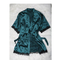 Satin Silk Bathrobe Elegant Bridesmaid Robe Comfortable - melvincucci