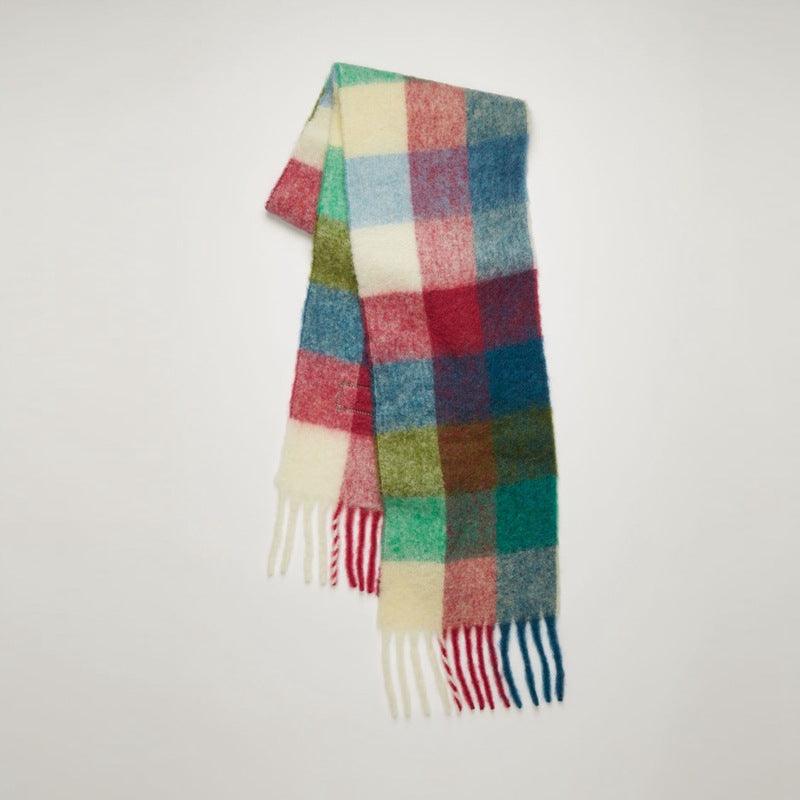 Scarf Women Color Thick Plaid Rough Flow - melvincucci