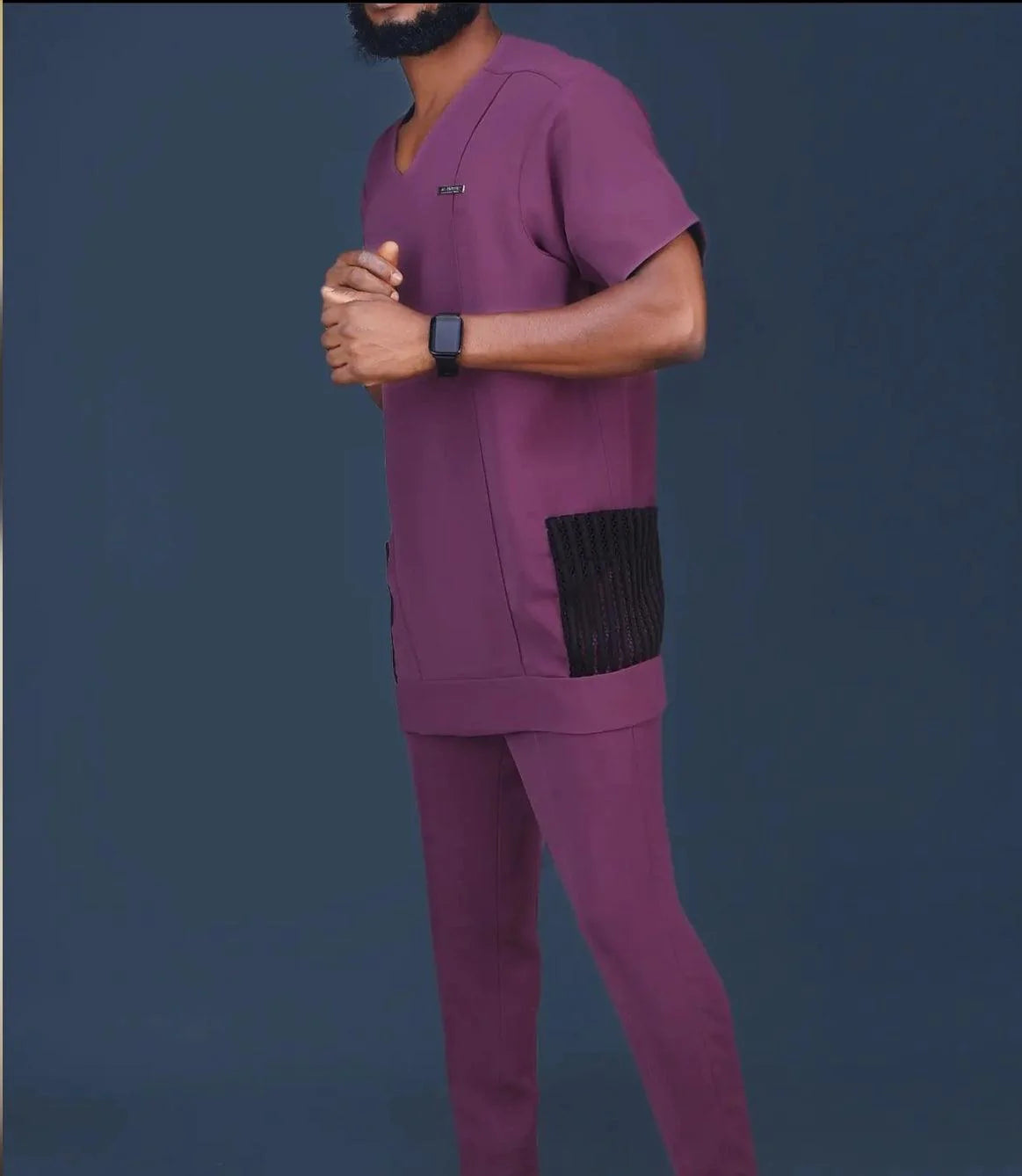 senator la melvincucci with black square pocket patch - melvincucci