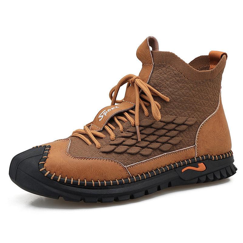 Sewing Tooling Shoes Outdoor Driving Hiking Shoes Men - melvincucci