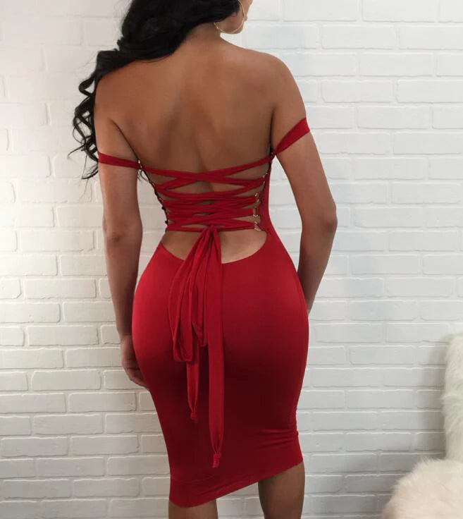 Sexy Club Dress Bodycon Dress Women Bandage Bodycon Dress - melvincucci