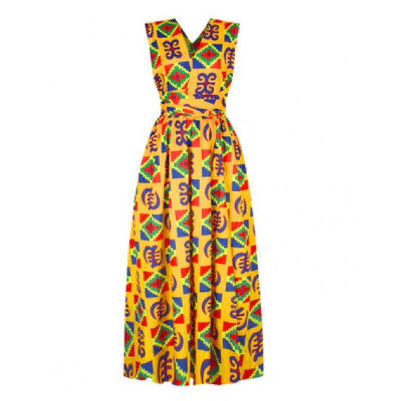 Sexy Multi-Wear DIY Dress African Style Slit Long Skirt - melvincucci