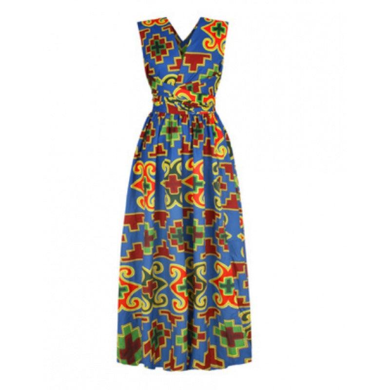 Sexy Multi-Wear DIY Dress African Style Slit Long Skirt - melvincucci