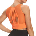 Sexy Sollow Breathable Mesh Beauty Back Sports Fitness Top - melvincucci
