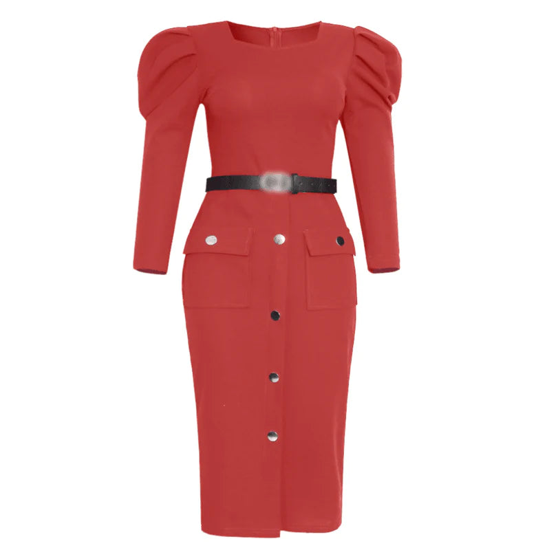 Sexy Square Collar Africa Dress Europe And America - melvincucci