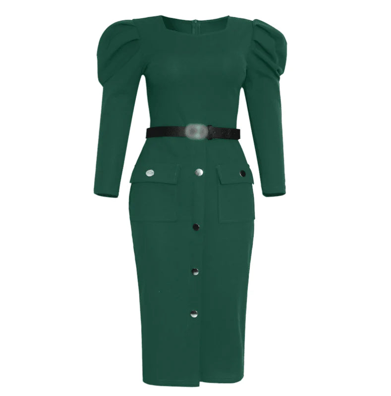 Sexy Square Collar Africa Dress Europe And America - melvincucci