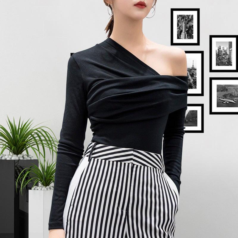 Sexy strapless women's T-shirt women - melvincucci