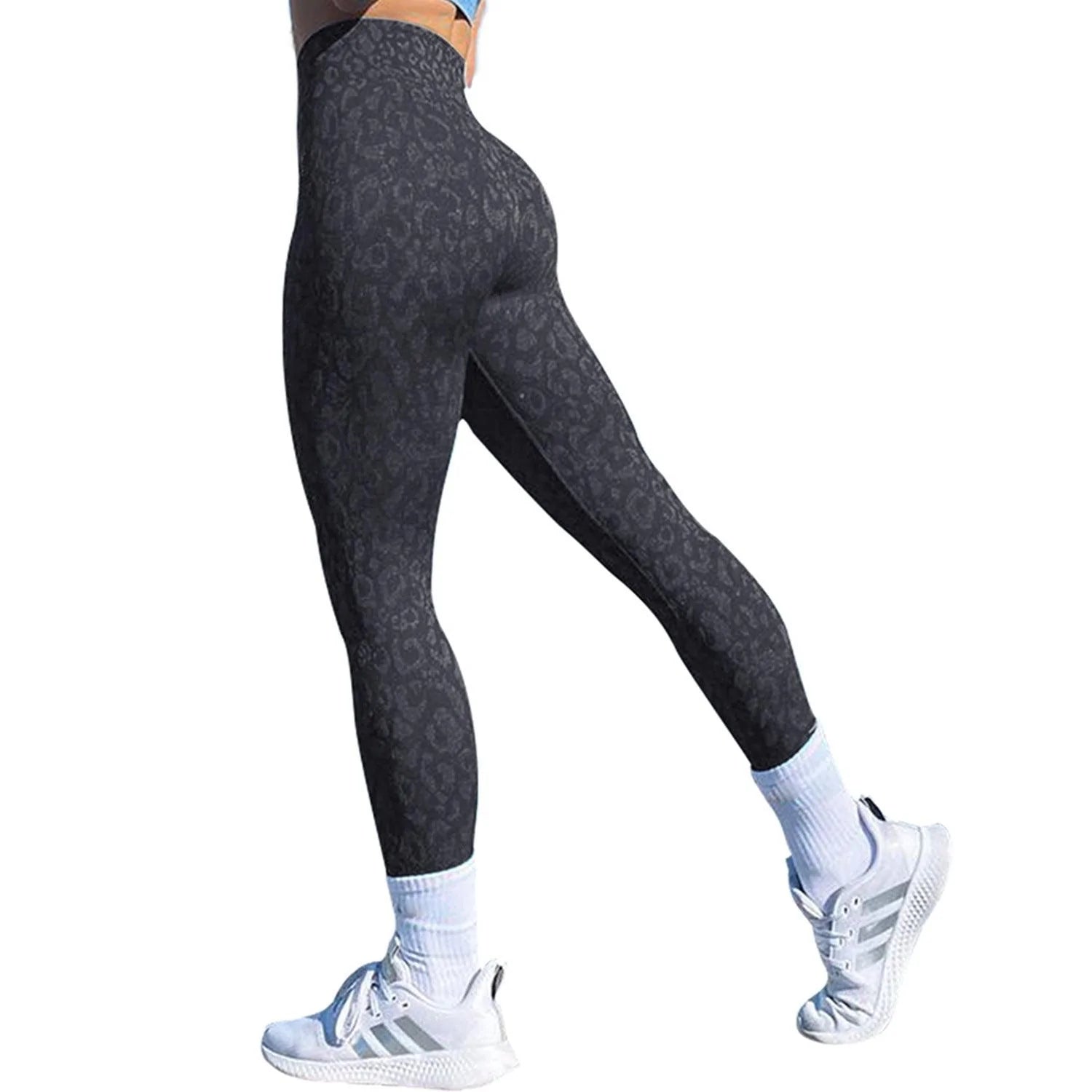 Shark Knit Seams Camouflage Zebra Leopard Print Fitness Pant - melvincucci