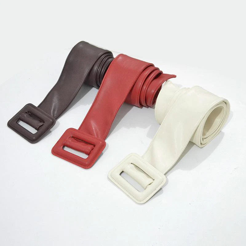 Sheepskin wide belt women - melvincucci
