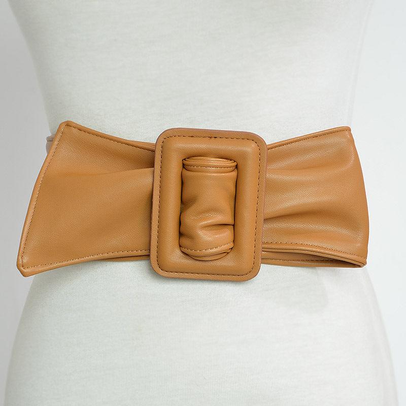 Sheepskin wide belt women - melvincucci