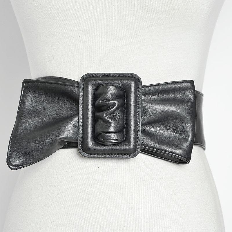 Sheepskin wide belt women - melvincucci