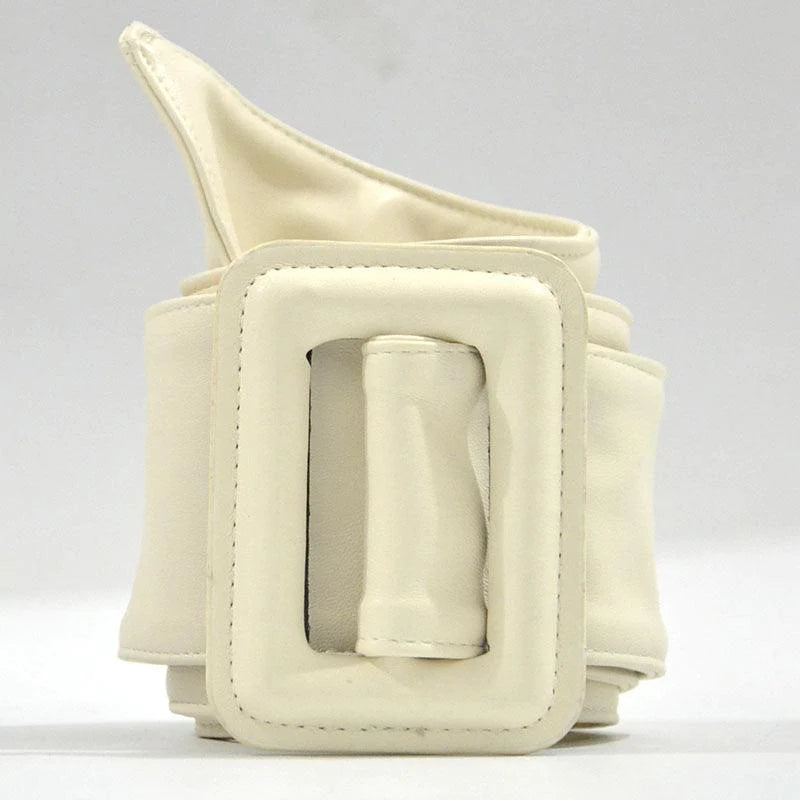 Sheepskin wide belt women - melvincucci