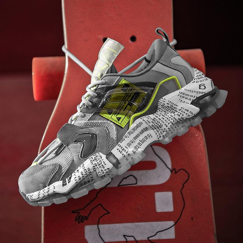 Shoes men''s spring fashion shoes net red men''s shoes 2021 new breathable leisure sports shoes men''s thick low daddy shoes men''s shoes - melvincucci