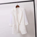 Short Blazer Coat Women'S Leisure  Korean Slim Thin Sunscreen Clothes Women - melvincucci