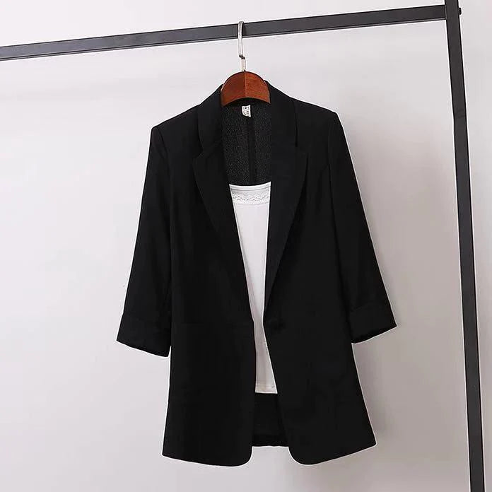 Short Blazer Coat Women'S Leisure  Korean Slim Thin Sunscreen Clothes Women - melvincucci