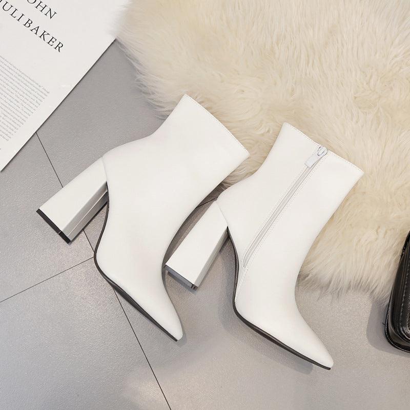 Short boots women Martin boots high heel women shoes - melvincucci
