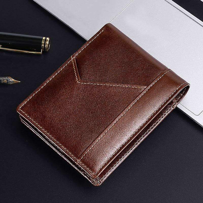 Short Men's Wallets Leather Small - melvincucci