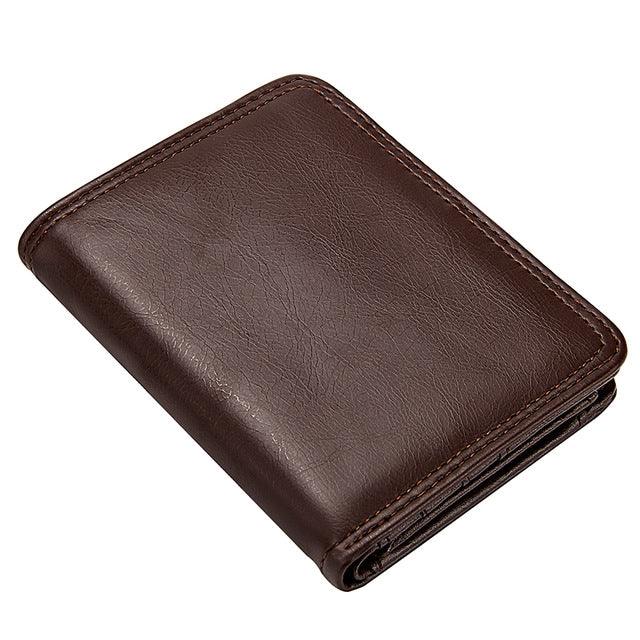 Short Men's Wallets Leather Small - melvincucci
