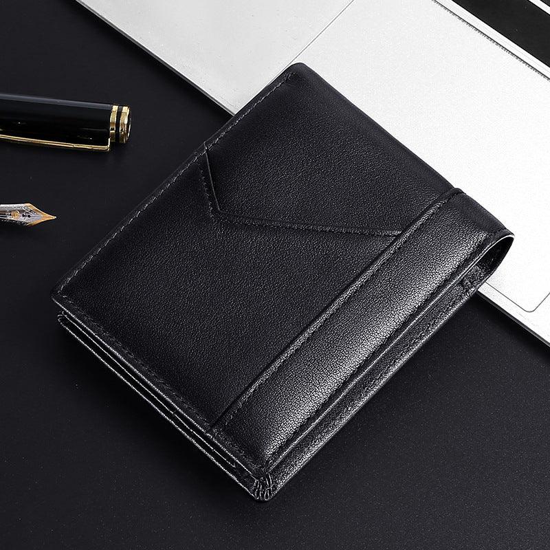 Short Men's Wallets Leather Small - melvincucci