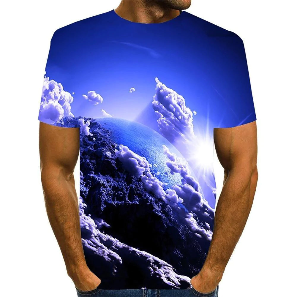 Short Sleeve Men Round Neck T Shirt - melvincucci