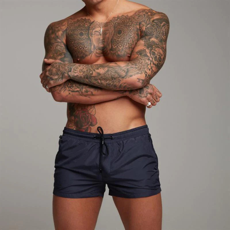 Shorts, Beach Pants, Sports Shorts, Men's Pants, Double-layer Casual Pants - melvincucci