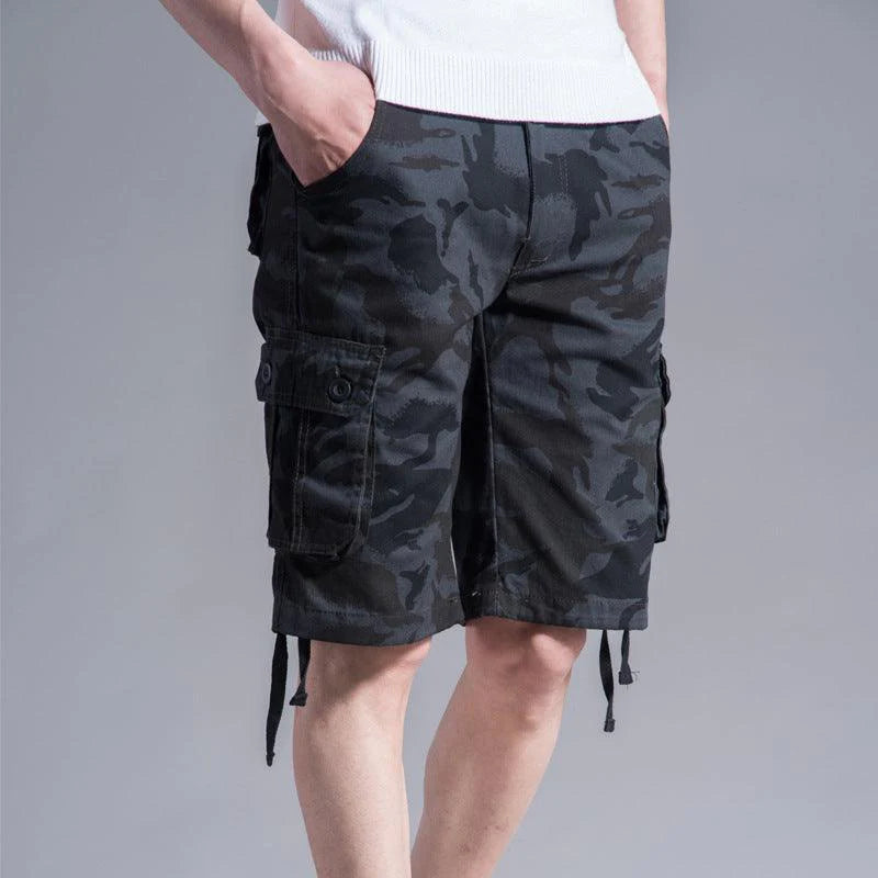 Shorts Summer Men Multi-Pocket Pants Shorts Men's Casual Loose Men's Pants - melvincucci