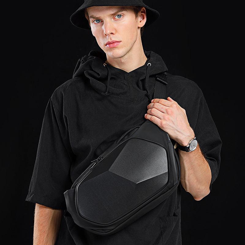Shoulder Messenger Polyhedron Trendy Waist Bag Men - melvincucci