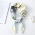 Silk Floral Pattern Silk Scarf Women Spring Summer New Square Scarf - melvincucci