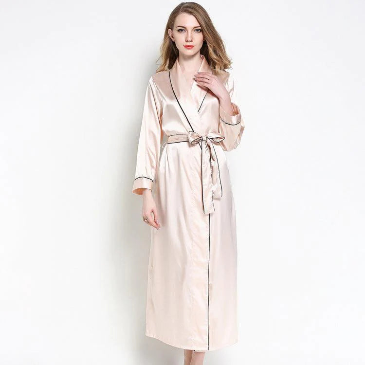Silk Lace Pajamas Bathrobe Home Clothes - melvincucci