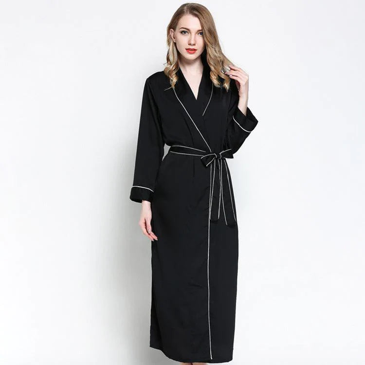 Silk Lace Pajamas Bathrobe Home Clothes - melvincucci
