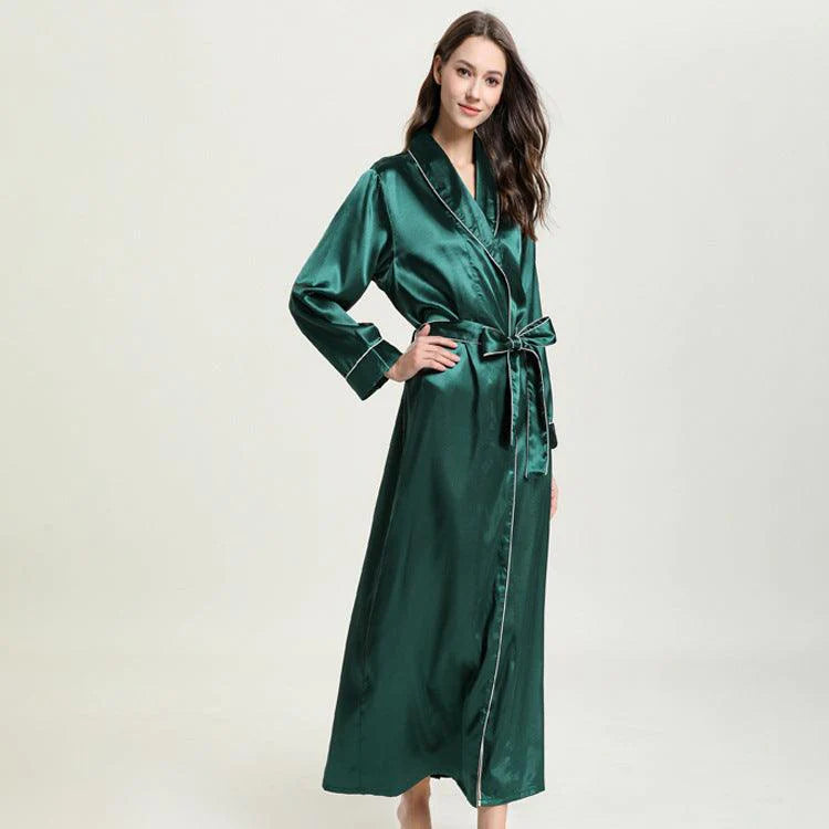 Silk Lace Pajamas Bathrobe Home Clothes - melvincucci