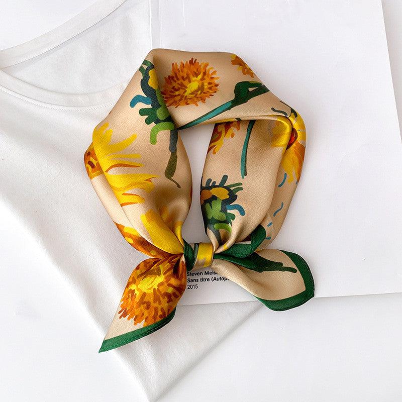 Silk Scarf Women Fashion Small Silk Scarf - melvincucci