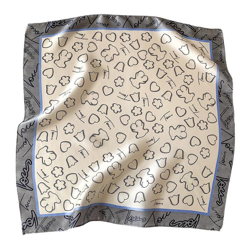 Silk Scarf Women Fashion Small Silk Scarf - melvincucci