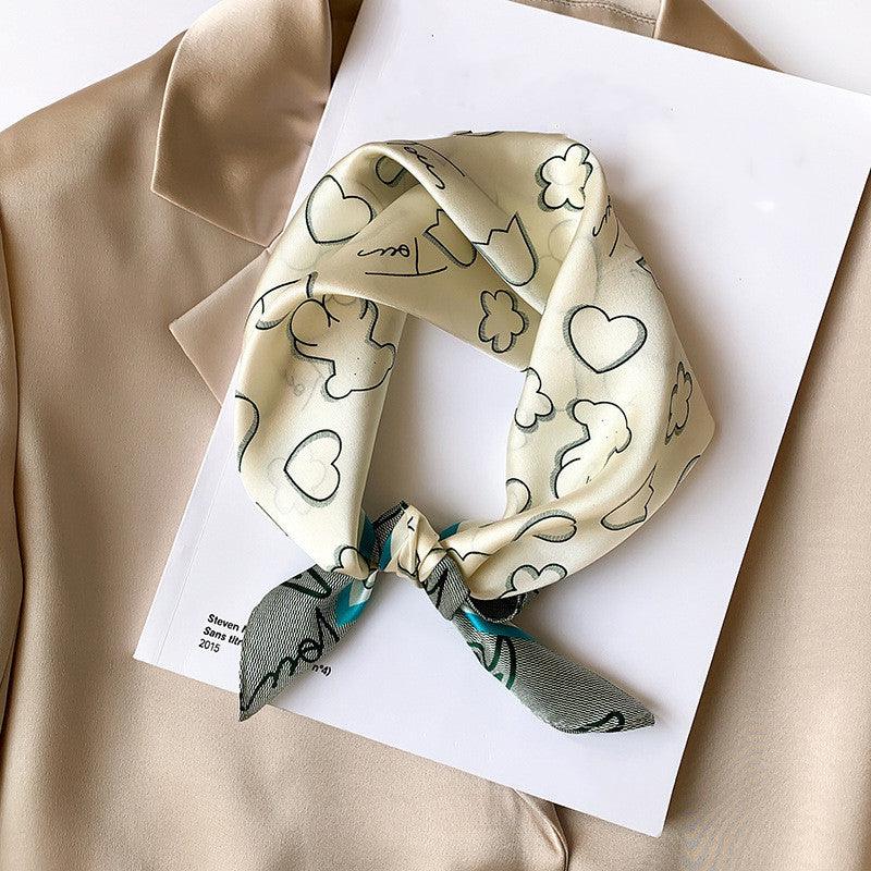 Silk Scarf Women Fashion Small Silk Scarf - melvincucci