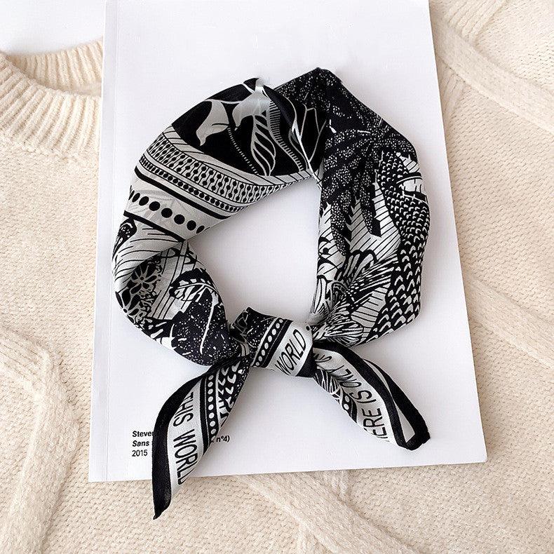 Silk Scarf Women Fashion Small Silk Scarf - melvincucci