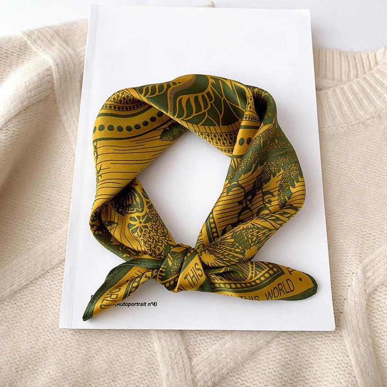 Silk Scarf Women Fashion Small Silk Scarf - melvincucci