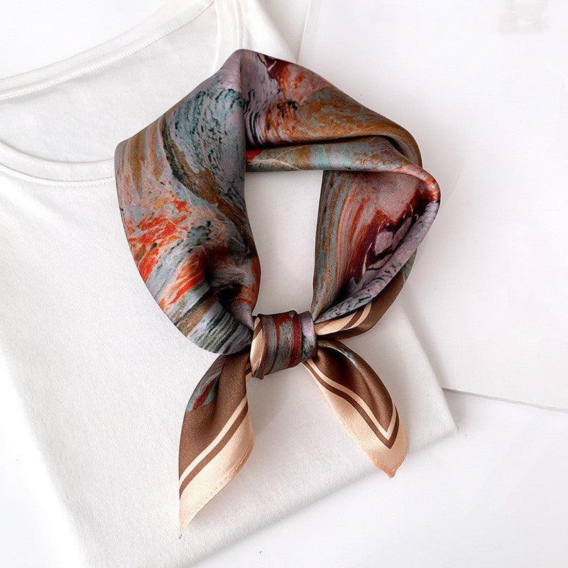 Silk Scarf Women Fashion Small Silk Scarf - melvincucci