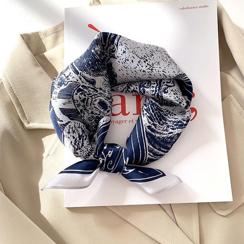Silk Scarf Women Fashion Small Silk Scarf - melvincucci