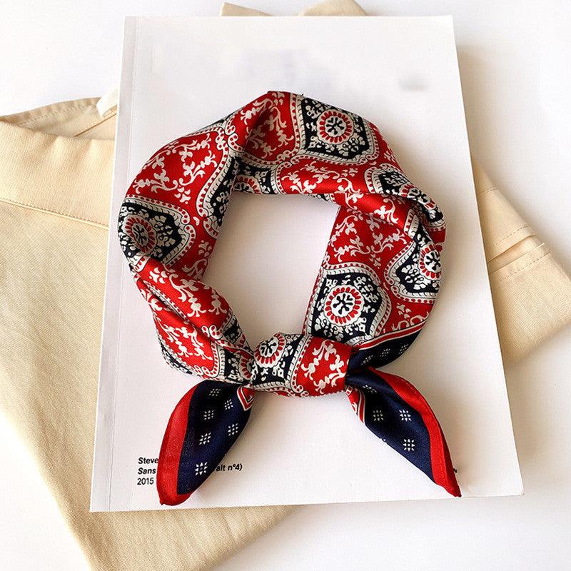 Silk Scarf Women Fashion Small Silk Scarf - melvincucci