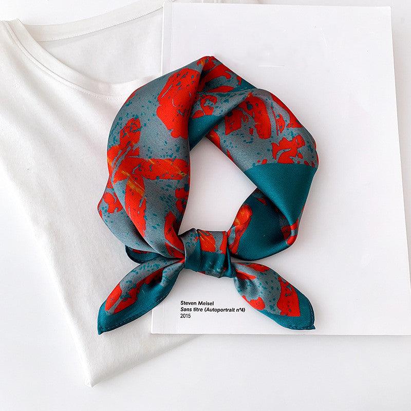 Silk Scarf Women Fashion Small Silk Scarf - melvincucci